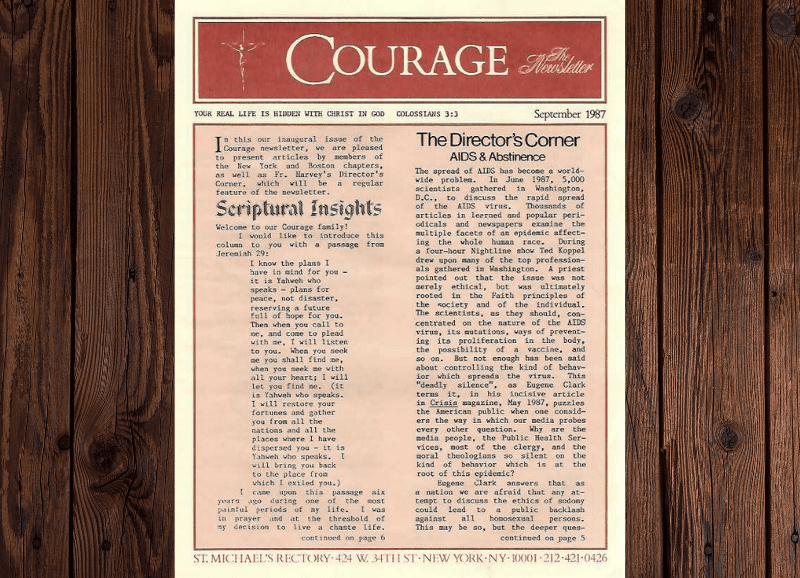 Courage Newsletter is introduced